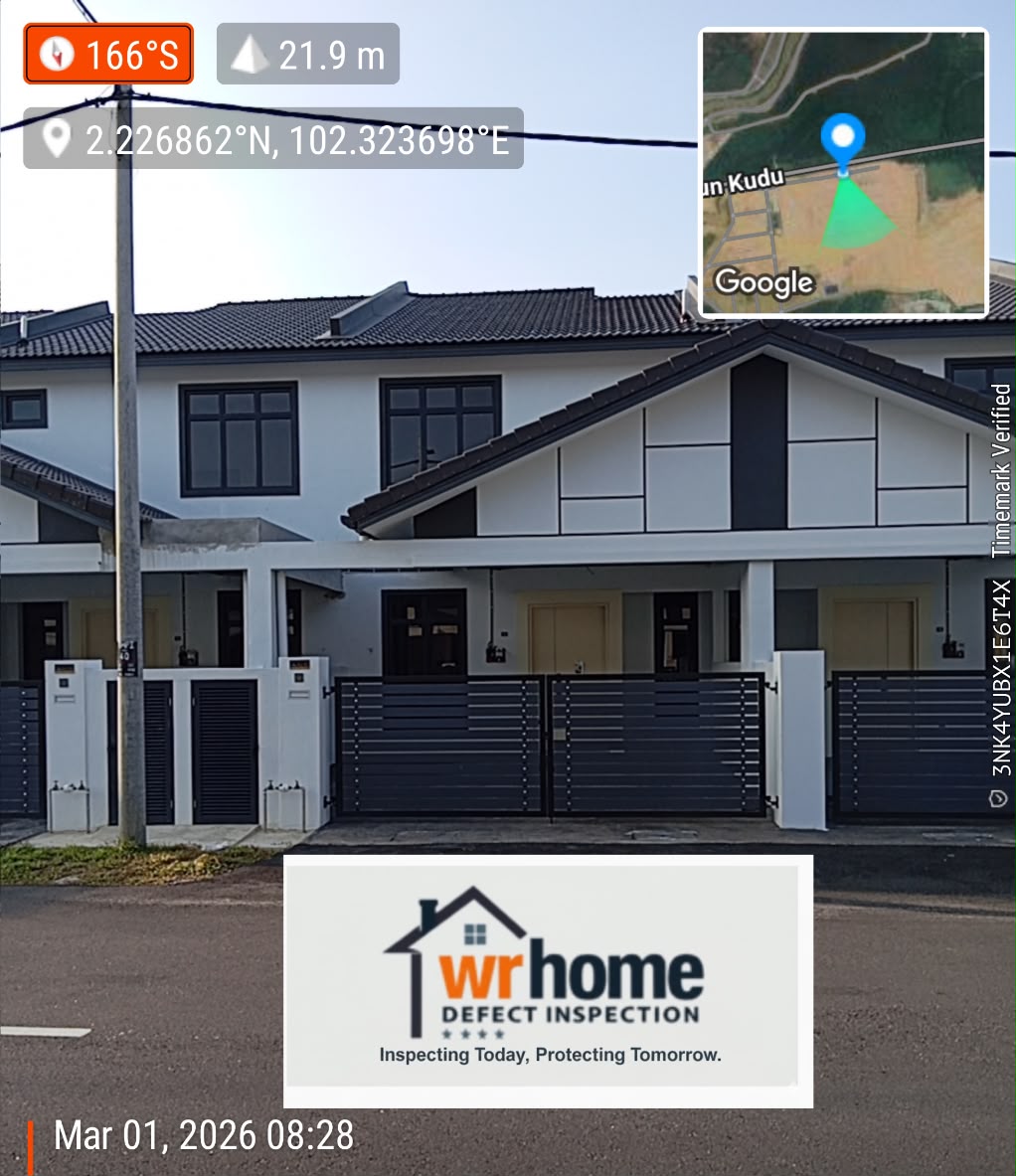 Double-storey terrace inspected in Melaka
